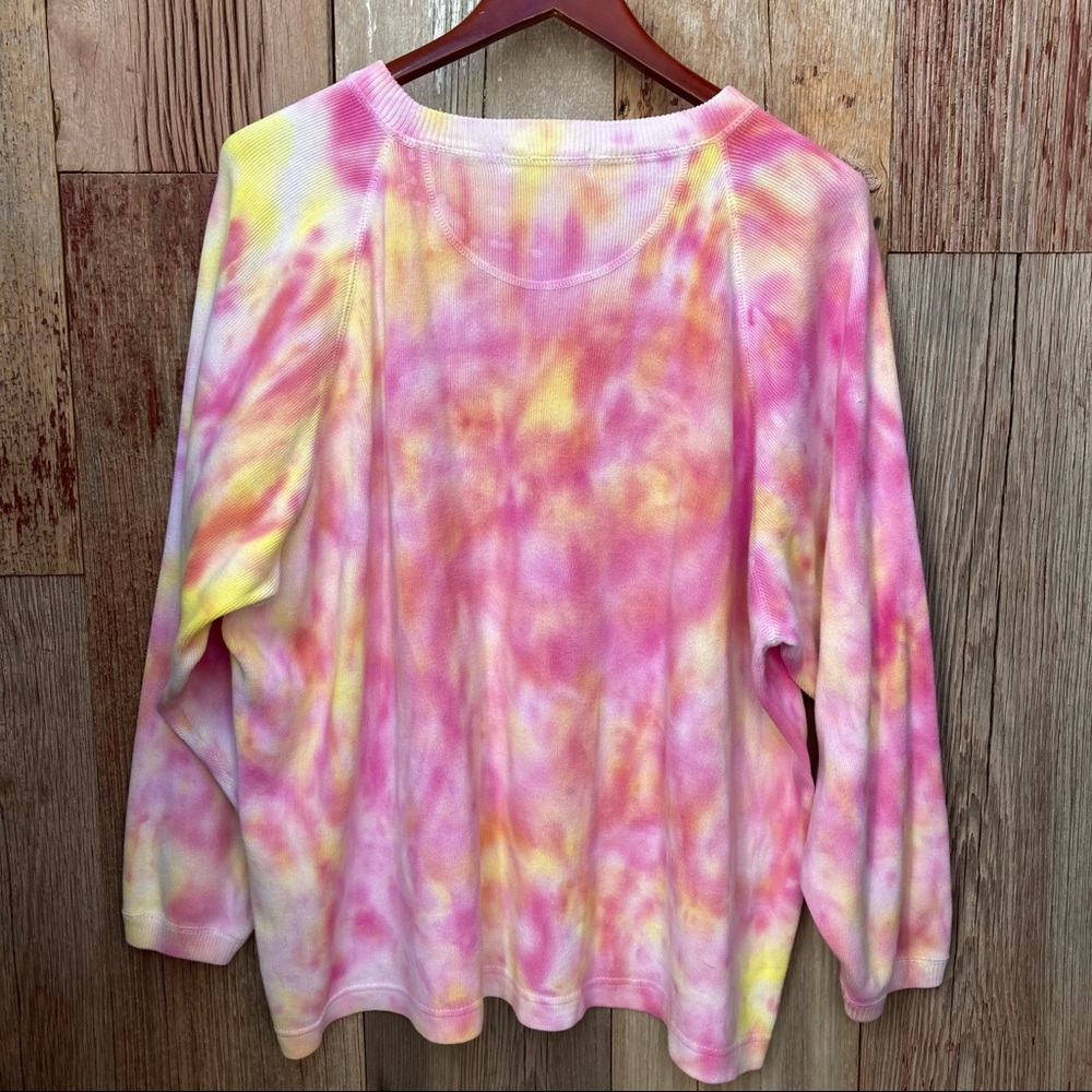 Tye Dyed Eddie Bauer Sweatshirt L - Picture 3 of 5